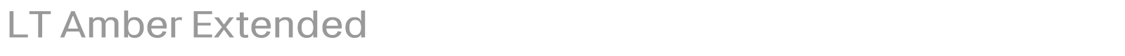 LT Amber font preview
